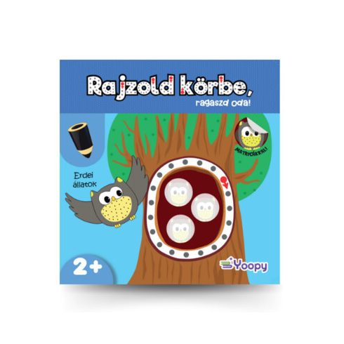 Rajzold körbe, ragaszd oda! - Erdei állatok