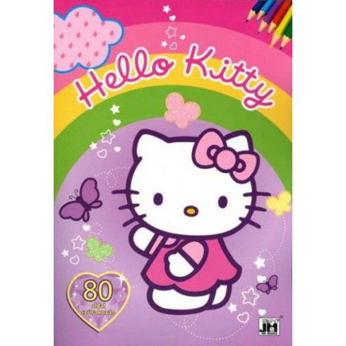 : Hello Kitty - A4 80 oldalas színező