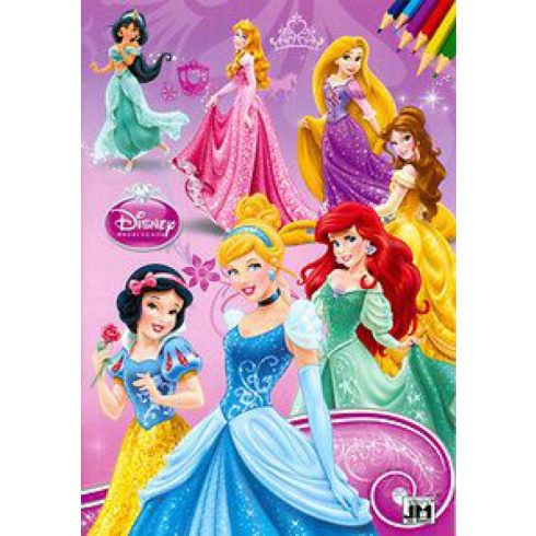 Disney: Disney Hercegnők - A4 színező