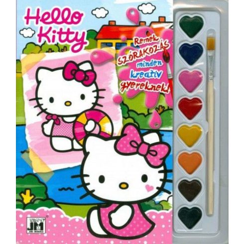 : Hello Kitty - A5 kifestő festékkészlettel 2.