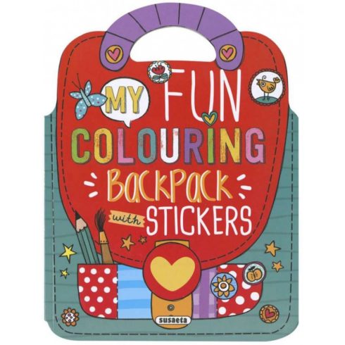 Napraforgó: My fun colouring backpack - Girls
