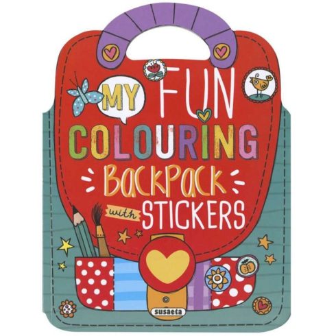 Napraforgó: My fun colouring backpack - Girls