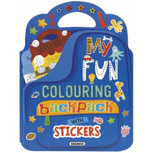 Napraforgó: My fun colouring backpack - Boys