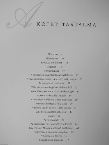  Mőcsényi Mihály: Eszterháza fehéren-feketén - CD melléklettel (antikvár, dedikált)