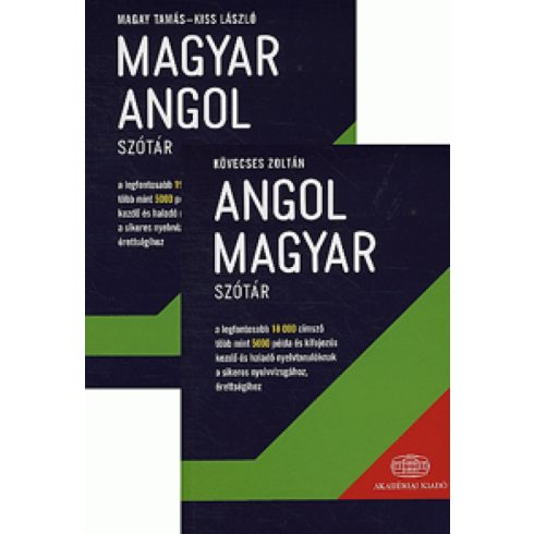 Dr. Kiss László, Magay Tamás: Angol-magyar, magyar-angol szótár