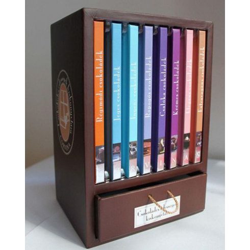 : Csokoládés édességek kiskönyvtára - 8 kötet díszdobozban