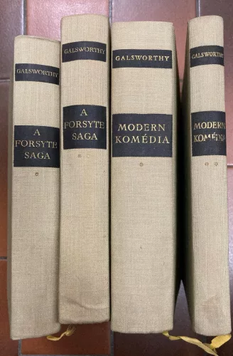 John Galsworthy: A ​Forsyte Saga 1-2, Moder komédia 1-2 (antikvár)