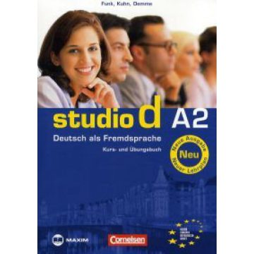   Christina Kuhn, Hermann Funk, Silke Demme: Studio d A2 - Kurs und Übungsbuch Neu ( mit CD )