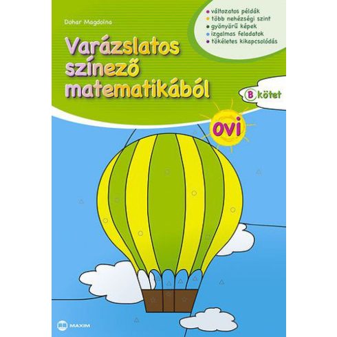 Dohar Magdolna: Varázslatos színező matematikából OVI B kötet