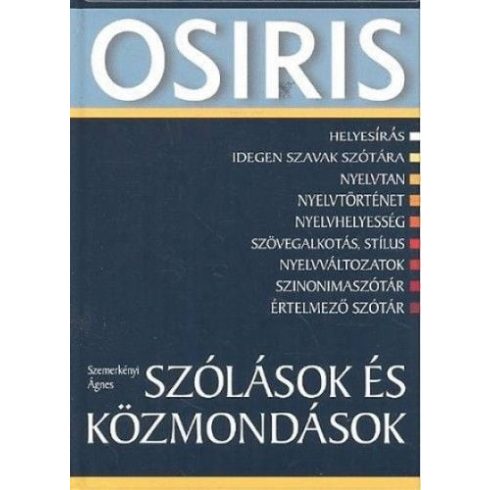 SZEMERKÉNYI ÁGNES: Szólások és közmondások