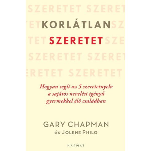 Gary Chapman: Korlátlan szeretet - Hogyan segít az 5 szeretetnyelv a sajátos nevelési igényű gyermekkel élő családban