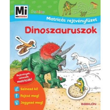   Monika Ehrenreich: Mi micsoda Junior Matricás rejtvényfüzet - Dinoszauruszok