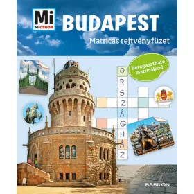  Rozgonyi Sarolta: Budapest /Mi MICSODA Matricás rejtvényfüzet - Beragasztható matricákkal