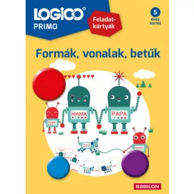   Kéri Katalin, Timkó Bíbor: LOGICO Primo 3244a - Formák, vonalak, betűk - Feladatkártyák