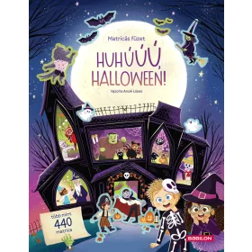   Jana Sedláčková: HUHÚÚÚ, HALLOWEEN! - Matricás füzet - Több mint 440 matrica! - Albatros matricás füzet