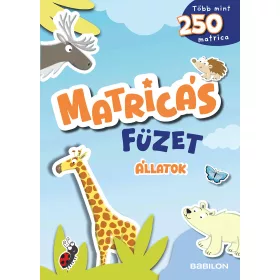   Ilka Röhling: Matricás füzet - Állatok - Több mint 250 matricával