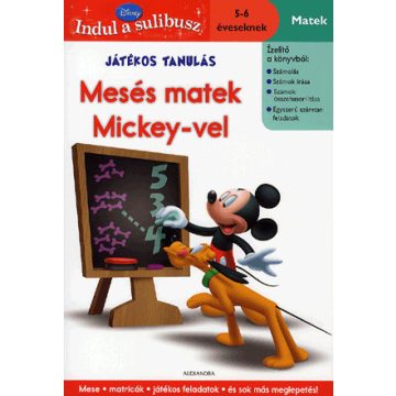   Joëlle Murphy: Játékos tanulás - Mesés matek Mickey-vel - 5-6 éveseknek