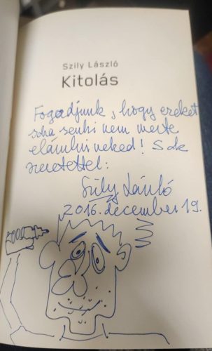 Szily László: Kitolás (DEDIKÁLT, antikvár)