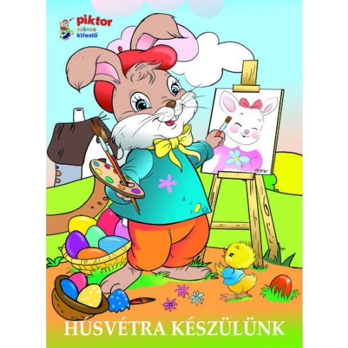 Eszes Hajnal: Húsvétra készülünk - PIKTOR Színes kifestő §H