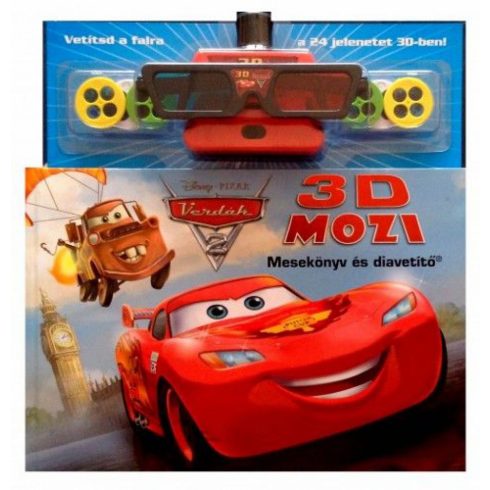 : Disney Pixar Verdák 2. - 3D Mozi: Mesekönyv és diavetítő