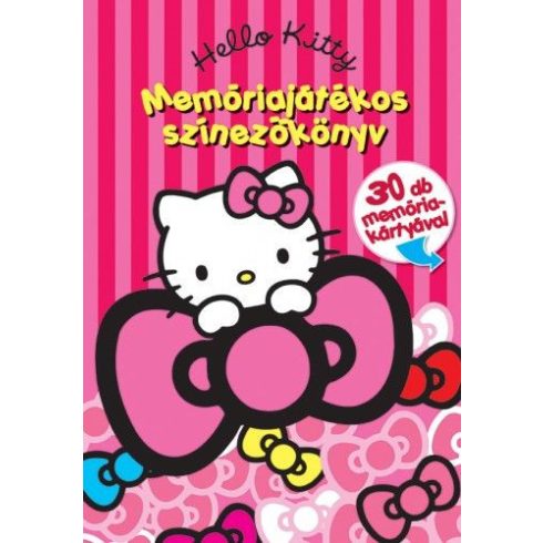 : Hello Kitty - Memóriakártyás színezőkönyv