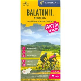 Térkép: Balaton II. - Nyugati rész /Szabadidőtérkép