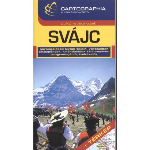 : Svájc útikönyv + térkép