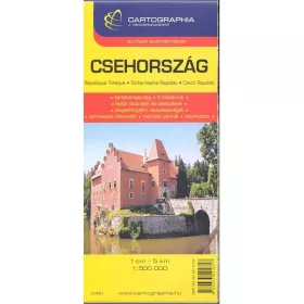   Térkép: Csehország térkép (1:500 000) /Európai autótérképek