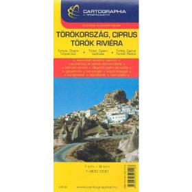   Térkép: Törökország, Ciprus, Török riviéra térkép (1:900 000) /Európai autótérképek