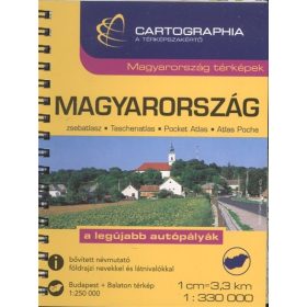   Térkép: Magyarország zsebatlasz (1:330 000) /Magyarország térképek