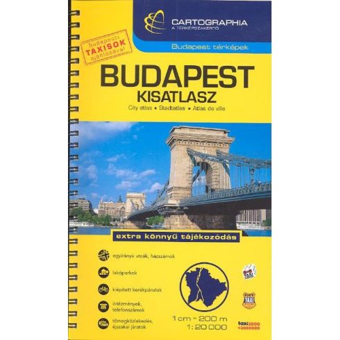 Atlasz: Budapest kisatlasz (1:20 000) /Budapest térképek