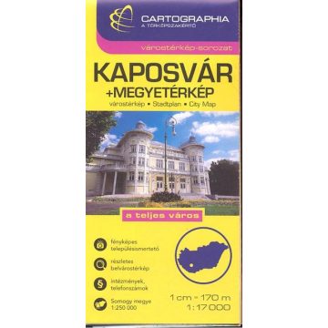   Térkép: Kaposvár várostérkép (1:17 000) /Várostérkép-sorozat
