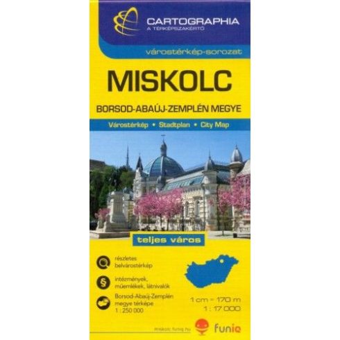 Miskolc Várostérkép  1:17 000