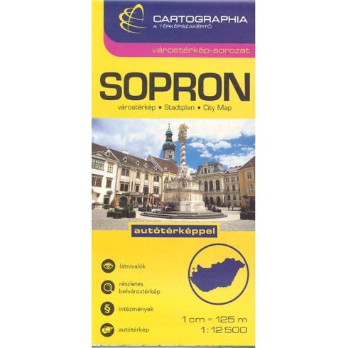 Sopron Várostérkép  1:12 500