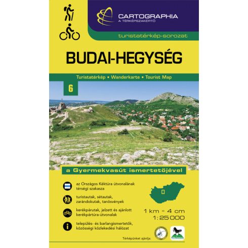 Térkép: Budai-hegység - Turistatérkép-sorozat 6.