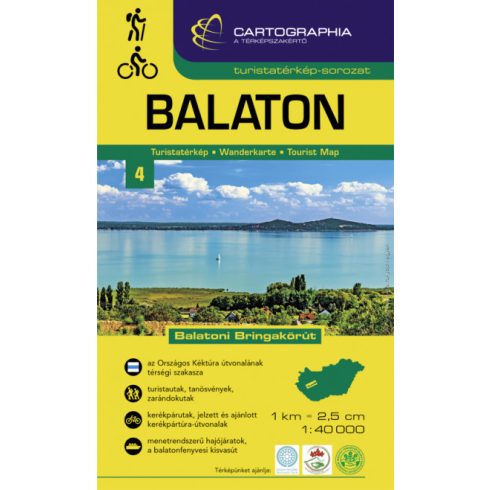 : Balaton turistatérkép - 1:40 000