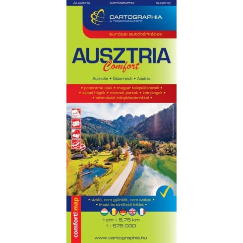 : Ausztria Comfort térkép