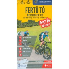   Térkép: Fertő tó szabadidőtérkép - Neusiedler See Freizeitkarte - Leisure Map 1:80 000