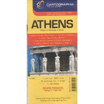  Térkép: Athén várostérkép (1:12 000) /Külföldi várostérkép