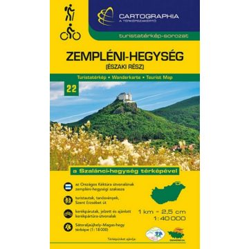   Térkép: Zempléni-hegység (északi rész) - Turistatérkép-sorozat 22. (új kiadás, 2021)