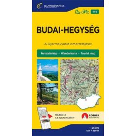   BUDAI-HEGYSÉG TURISTATÉRKÉP [TT6] - A GYERMEKVASÚT ISMERTETŐJÉVEL