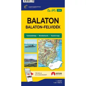   Térkép: Balaton - Balaton-felvidék - Turistatérkép-sorozat 4. (új kiadás)