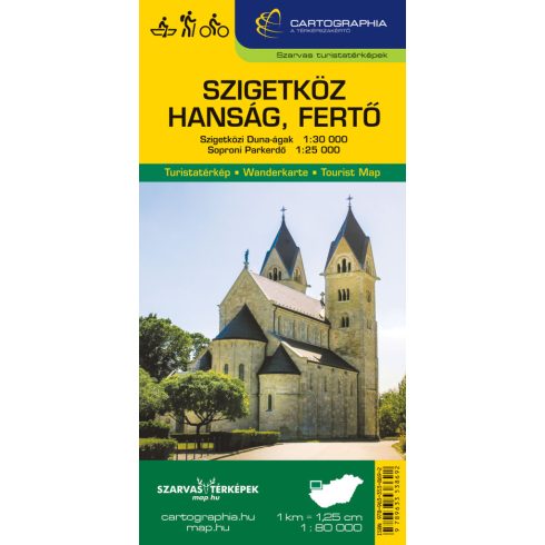 SZIGETKÖZ, HANSÁG, FERTŐ - TURISTATÉRKÉP