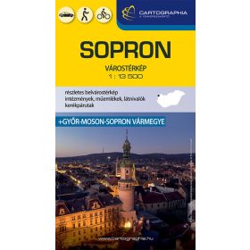   Térkép: Sopron várostérkép + Győr-Moson-Sopron vármegye (új kiadás)