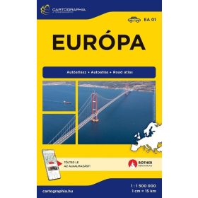 Térkép: Európa autóatlasz 2024