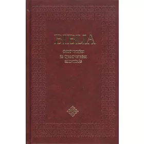   Biblia: Biblia - Ószövetségi és Újszövetségi Szentírás - Sztenderd Biblia /Keménytáblás - bordó, fekete (katolikus fordítás)