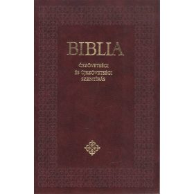   Biblia: Biblia - Ószövetségi és Újszövetségi Szentírás - Kicsi /Keménytáblás - bordó, fekete (katolikus fordítás)