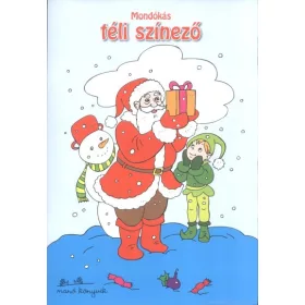 Mondókás téli színező