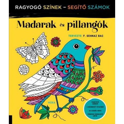 F. Sehnaz Bac: Madarak és pillangók - Ragyogó Színek - Segítő Számok