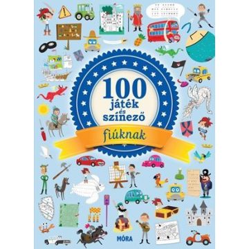   Claire Wortemann, Judicaël Porte, Mathilde Paris, Mattia Cerato: 100 játék és színező fiúknak